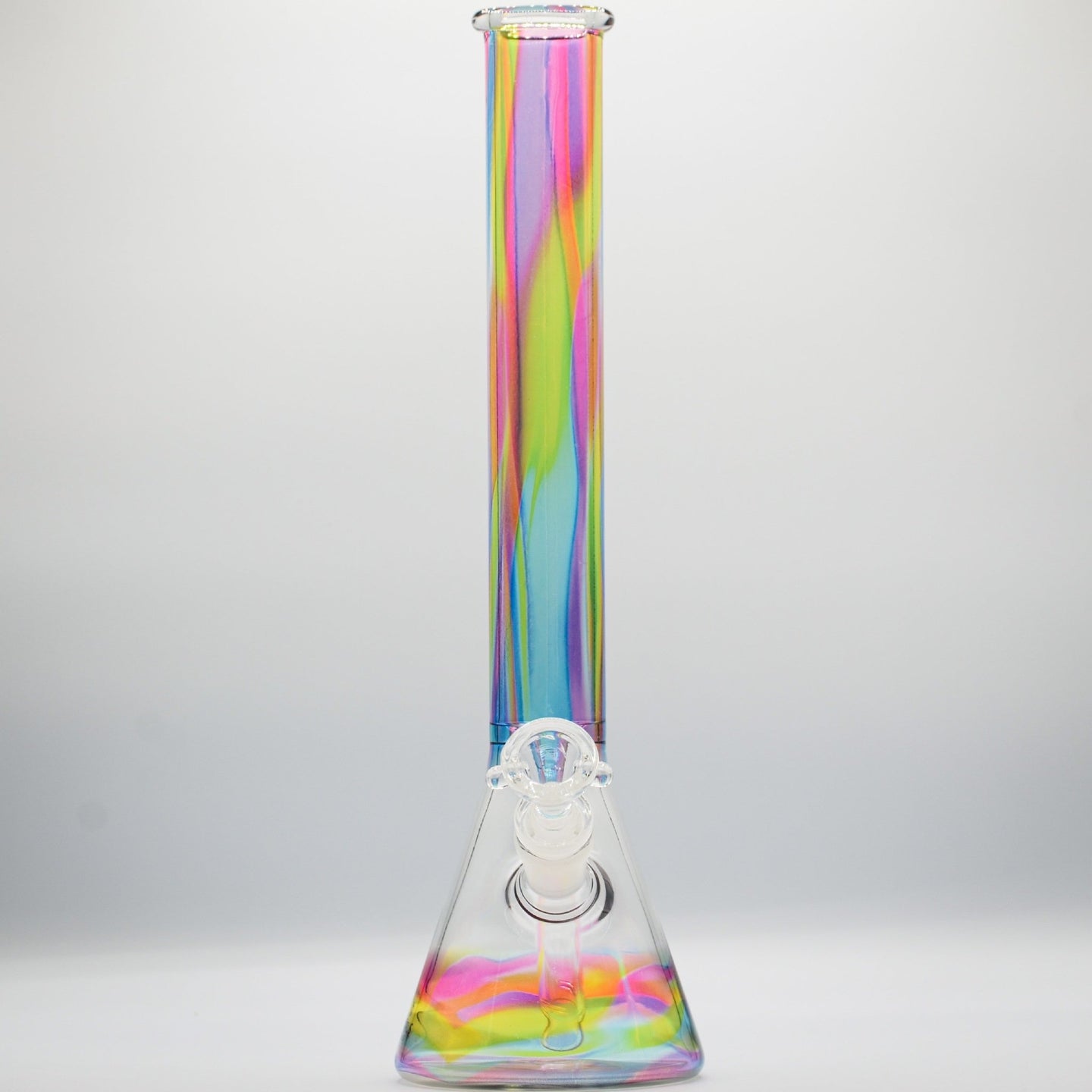 Cirrus Glass Rainbow Beaker Bong - Glasss Station