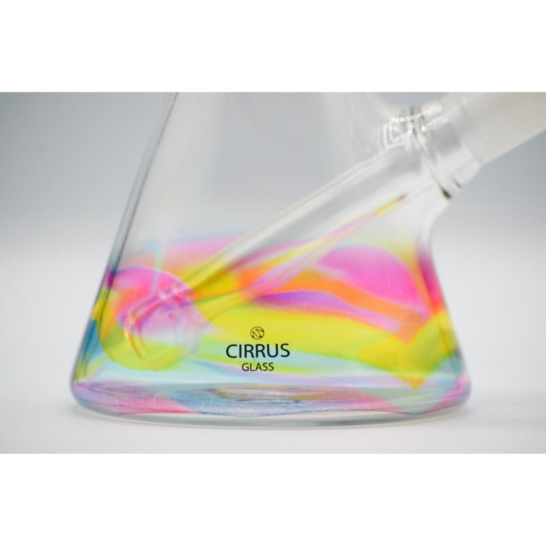 Cirrus Glass Rainbow Beaker Bong - Glasss Station