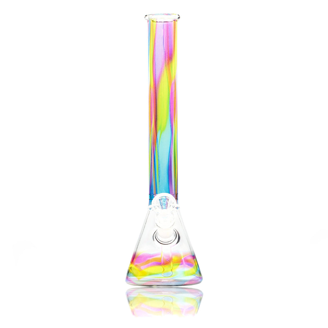 Cirrus Glass Rainbow Beaker Bong - Glasss Station