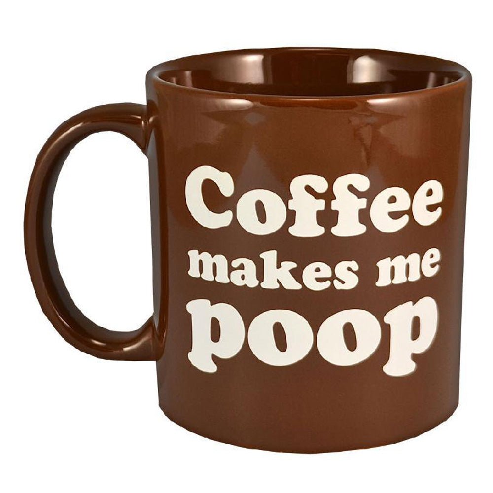 Coffee Makes Me Poop Ceramic Drinking Mug - Glasss Station