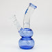 Colored 7" Leaf Double Ball Glass Bong - Glasss Station