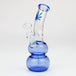 Colored 7" Leaf Double Ball Glass Bong - Glasss Station