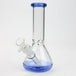 Colored Bottom 8" Glass Beaker Bong - Glasss Station