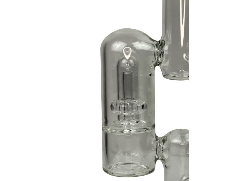 Daze Glass 14" Rocket Ship Dual Showerhead Perc Bong - Glasss Station