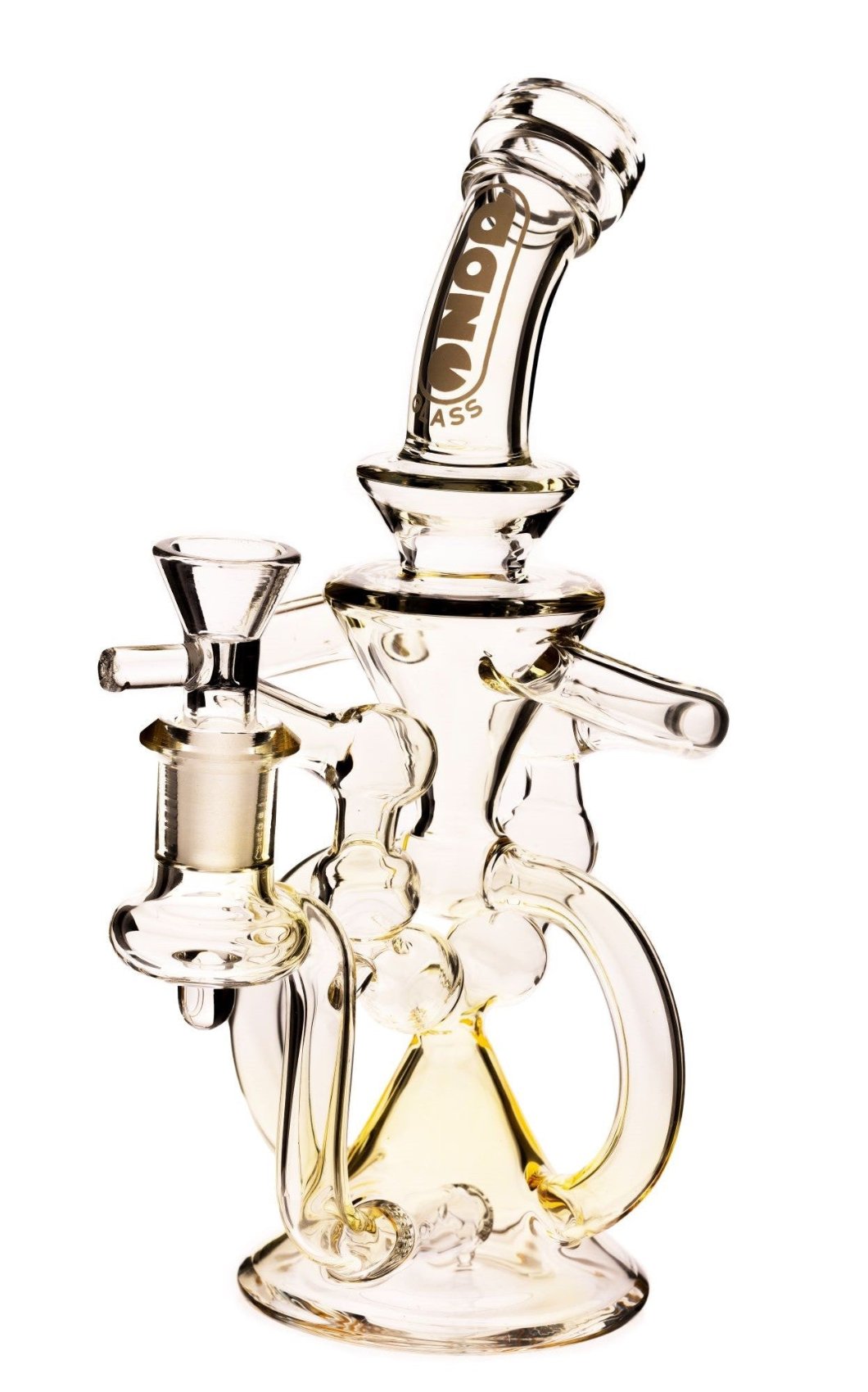 Daze Glass 9" Fumed Recycler w/ Perc - Glasss Station