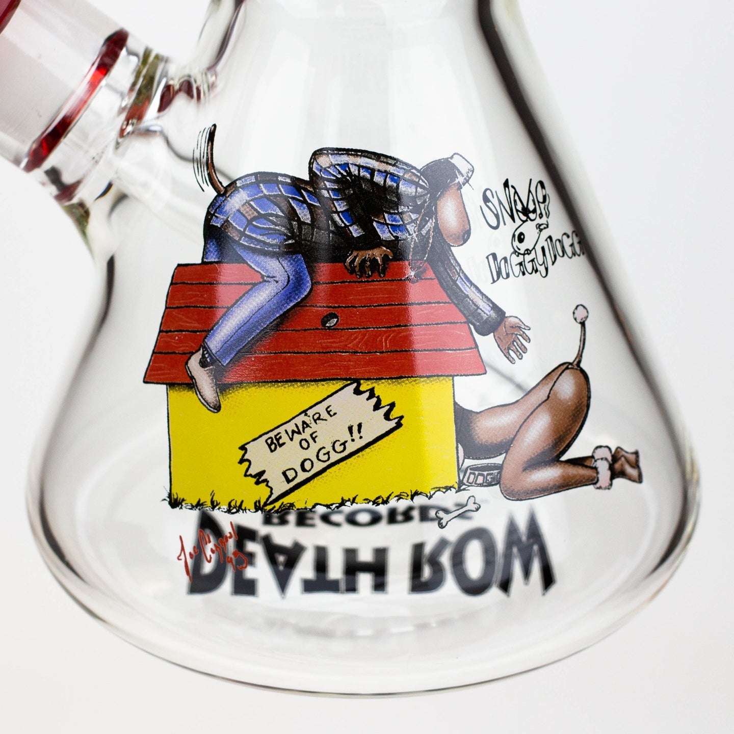 DEATH ROW-15.5" 7mm DOGGYSTYLE Glass Beaker Bong by Infyniti - Glasss Station