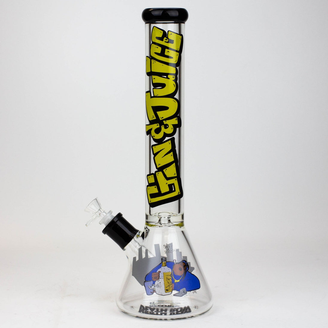 DEATH ROW-15.5" 7mm Gin & Juice Glass Beaker Bong by Infyniti - Glasss Station