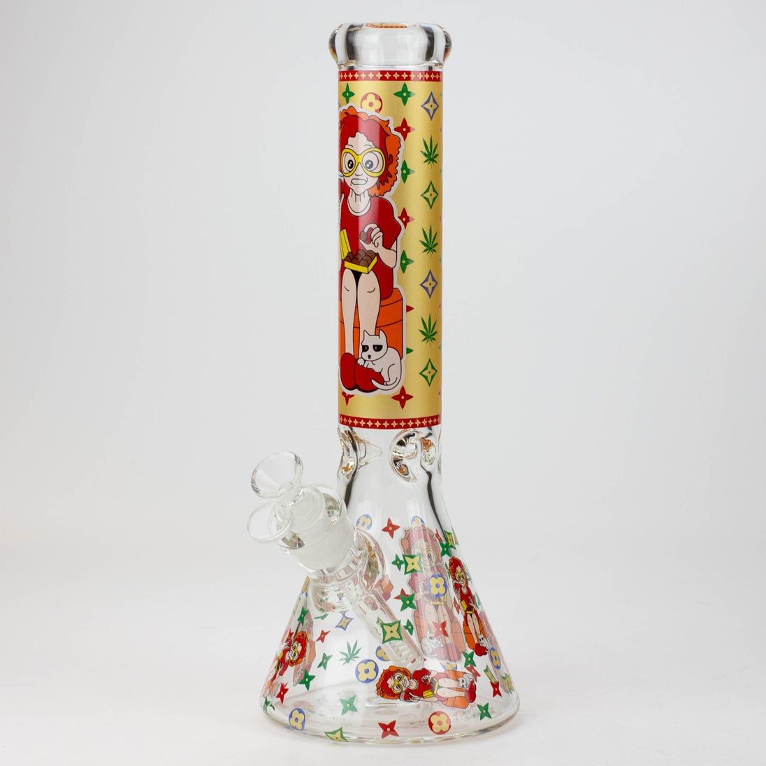 Dope Squad 14" 7mm Beaker Bong - Glasss Station