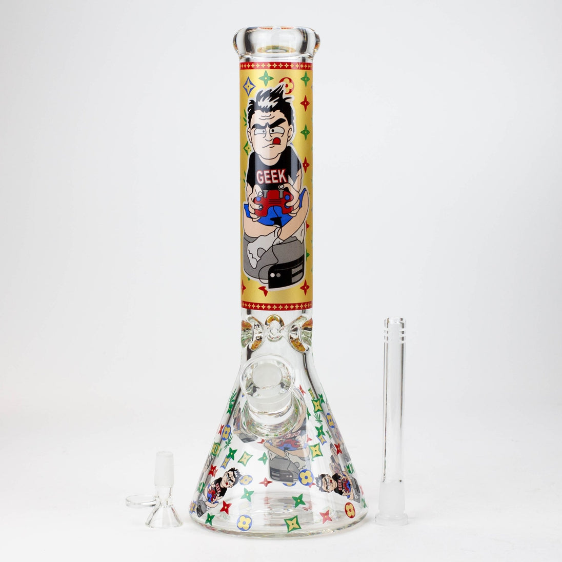 Dope Squad 14" 7mm Beaker Bong - Glasss Station