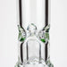 Dual 8 Arm Perc 19" 7mm Water Pipe w/ Splash Guard - Glasss Station