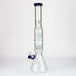 Dual 8 Arm Perc 19" 7mm Water Pipe w/ Splash Guard - Glasss Station