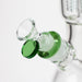 Dual 8 Arm Perc 19" 7mm Water Pipe w/ Splash Guard - Glasss Station