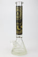 Egyptian Hieroglyph 16" 9mm Glow in the Dark Beaker Bong - Glasss Station