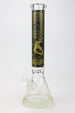 Egyptian Hieroglyph 16" 9mm Glow in the Dark Beaker Bong - Glasss Station