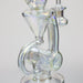 Electroplated 8" 2-in-1 Glass Recycler Bong/Rig - Glasss Station