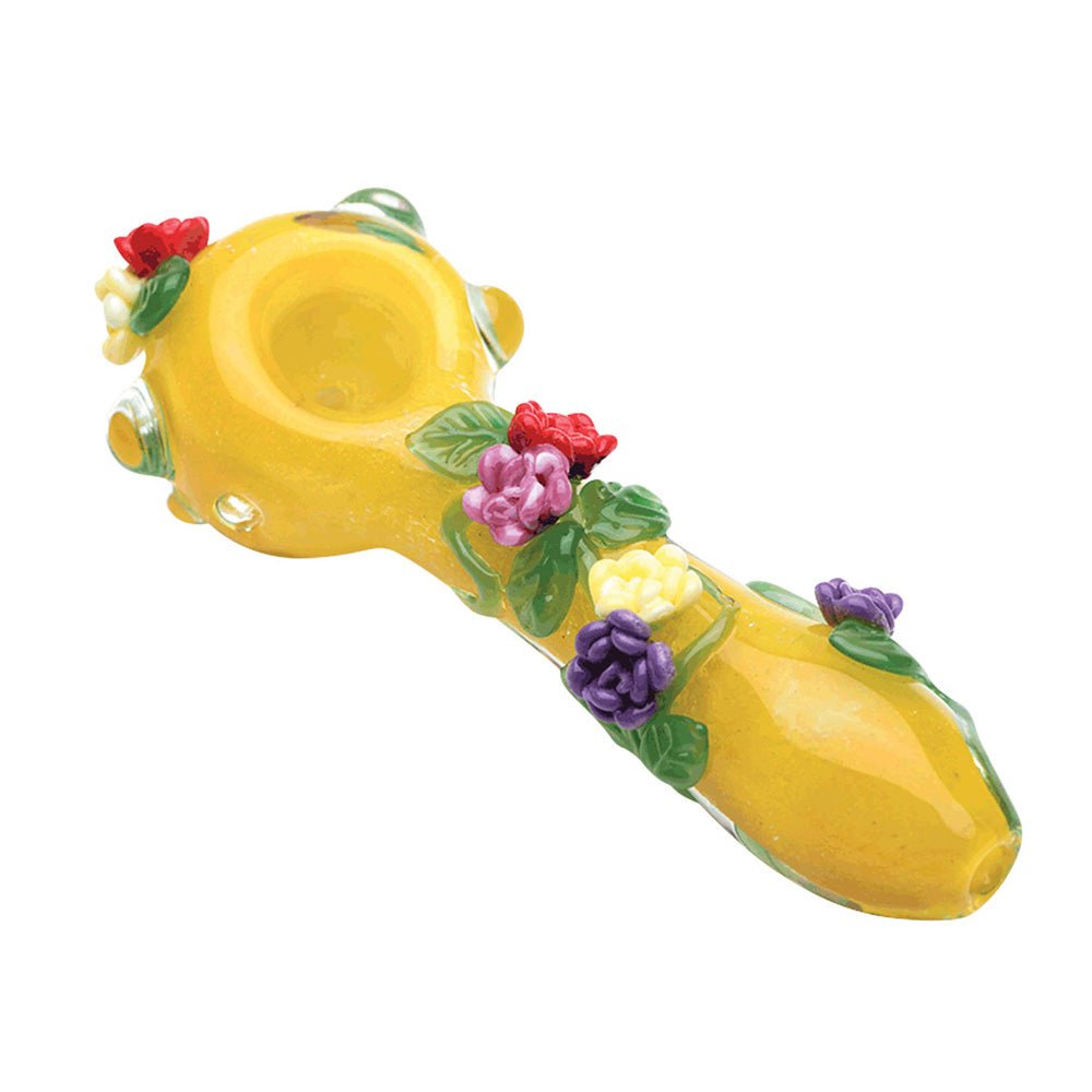 Empire Glassworks 4" Sunshine Garden Spoon Pipe - Glasss Station