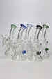 Fixed 3 Hole Diffuser 2-in-1 6" Skirt Bubbler - Glasss Station