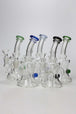 Fixed 3 Hole Diffuser 2-in-1 6" Skirt Bubbler - Glasss Station