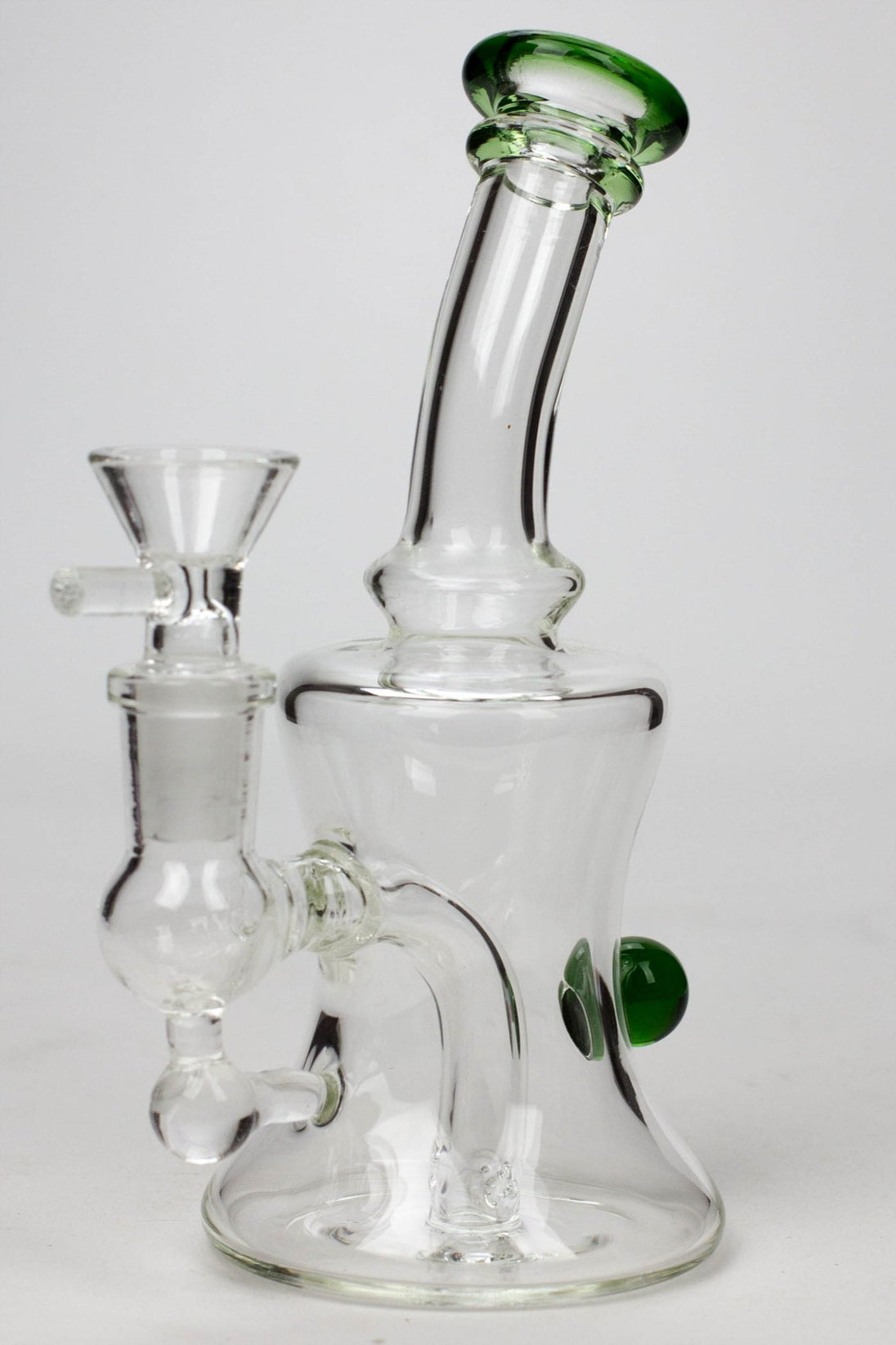 Fixed 3 Hole Diffuser 2-in-1 6" Skirt Bubbler - Glasss Station