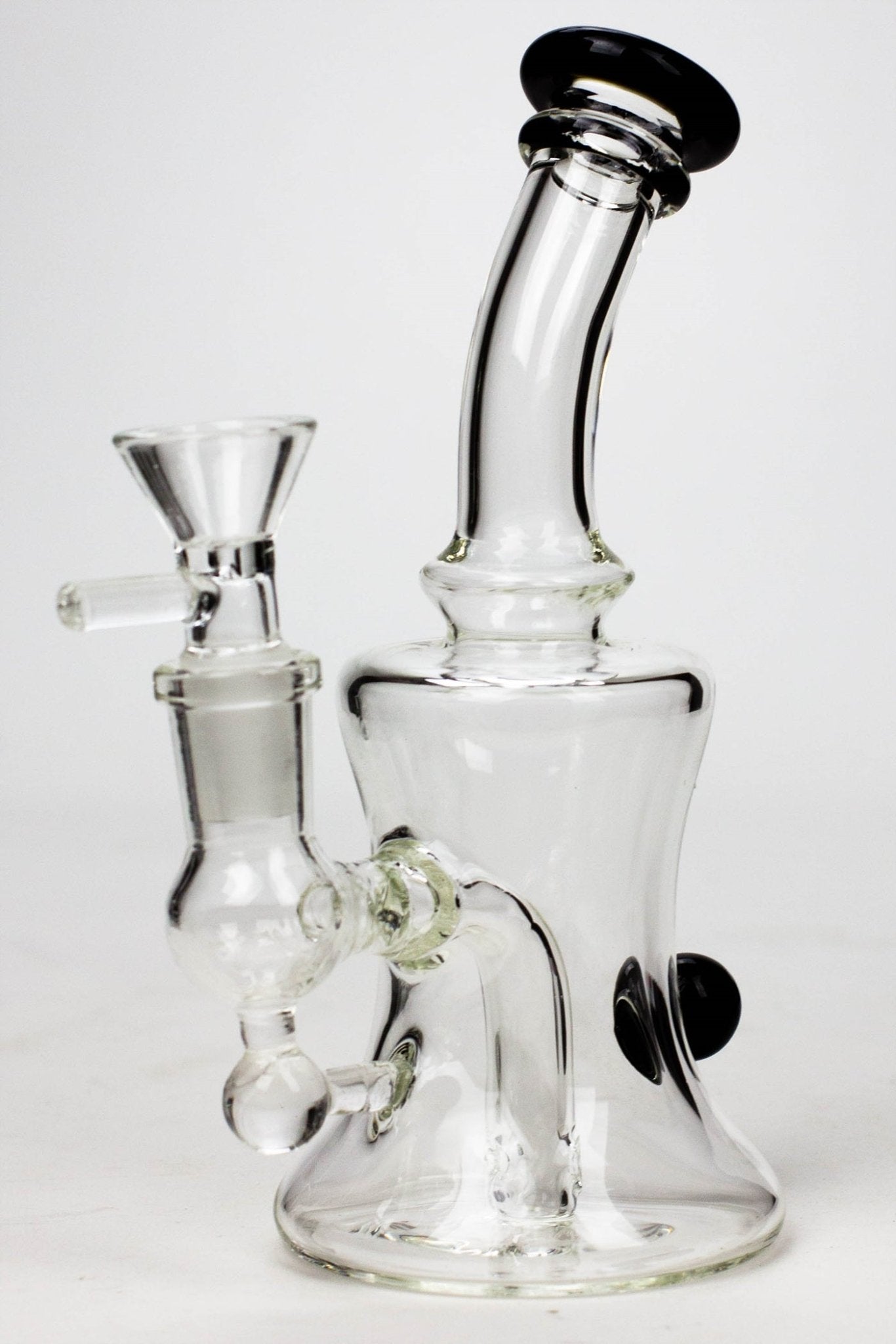 Fixed 3 Hole Diffuser 2-in-1 6" Skirt Bubbler - Glasss Station