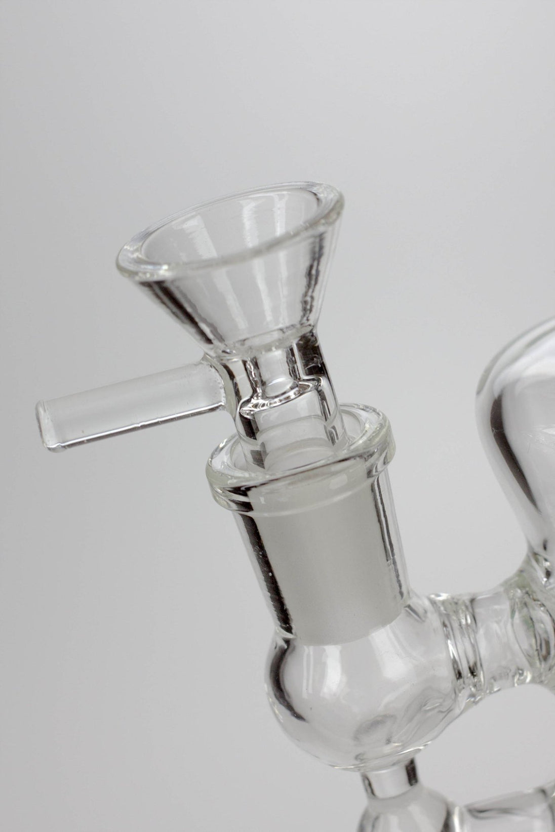 Fixed 3 Hole Diffuser 2-in-1 6" Skirt Bubbler - Glasss Station