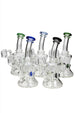 Fixed 3 Hole Diffuser 2-in-1 6" Skirt Bubbler - Glasss Station