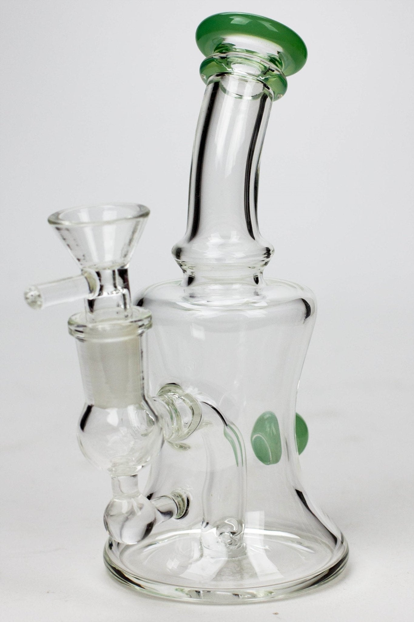 Fixed 3 Hole Diffuser 2-in-1 6" Skirt Bubbler - Glasss Station