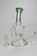 Fixed 3 Hole Diffuser 2-in-1 6" Skirt Bubbler - Glasss Station