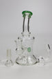 Fixed 3 Hole Diffuser 2-in-1 6" Skirt Bubbler - Glasss Station