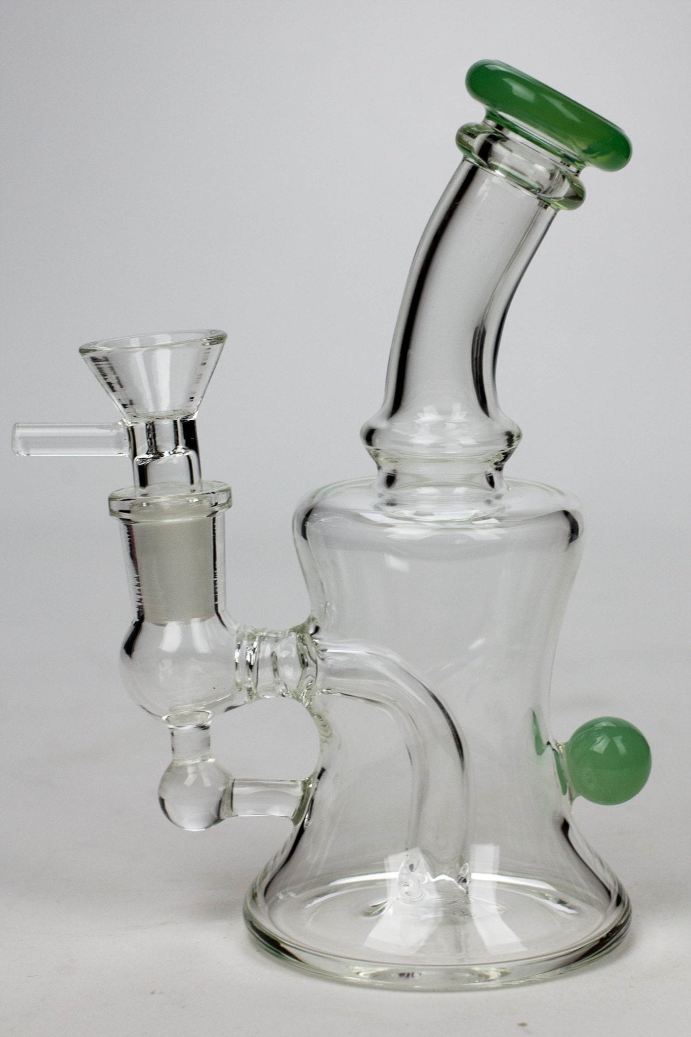 Fixed 3 Hole Diffuser 2-in-1 6" Skirt Bubbler - Glasss Station