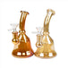 Fixed 3 Hole Diffuser 6" Bell Metallic Tinted Bubbler - Glasss Station