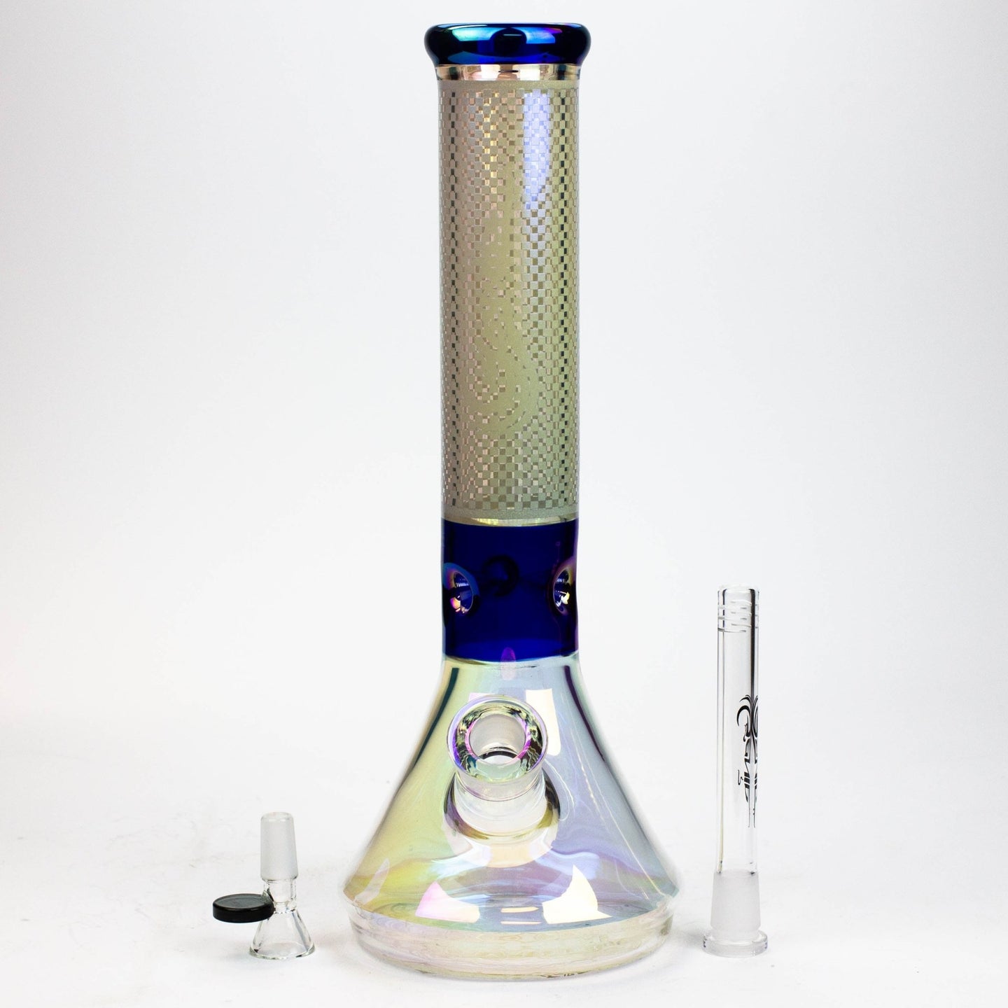 Genie 13" Electroplated Glass Beaker Bong - Glasss Station