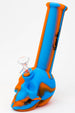 GENIE 9" Skull Multi-Colored Silicone Bong - Glasss Station