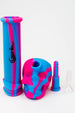 GENIE 9" Skull Multi-Colored Silicone Bong - Glasss Station