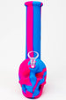 GENIE 9" Skull Multi-Colored Silicone Bong - Glasss Station