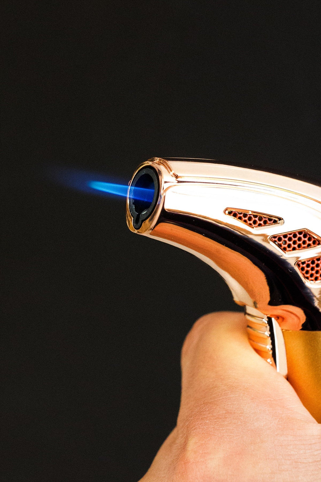 Genie Adjustable Single Jet Flame Torch Lighter - Glasss Station