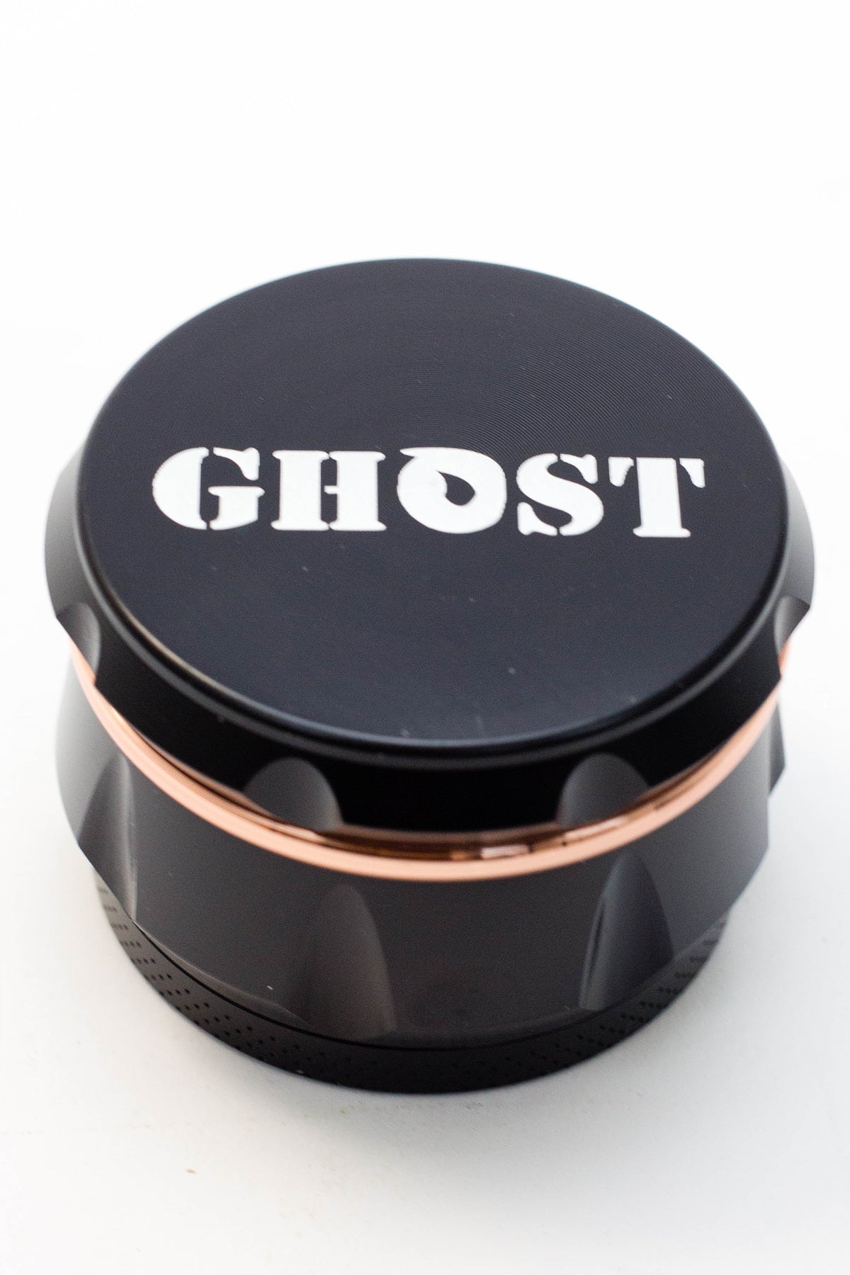 GHOST 4 Parts Black Herb Grinder - Glasss Station