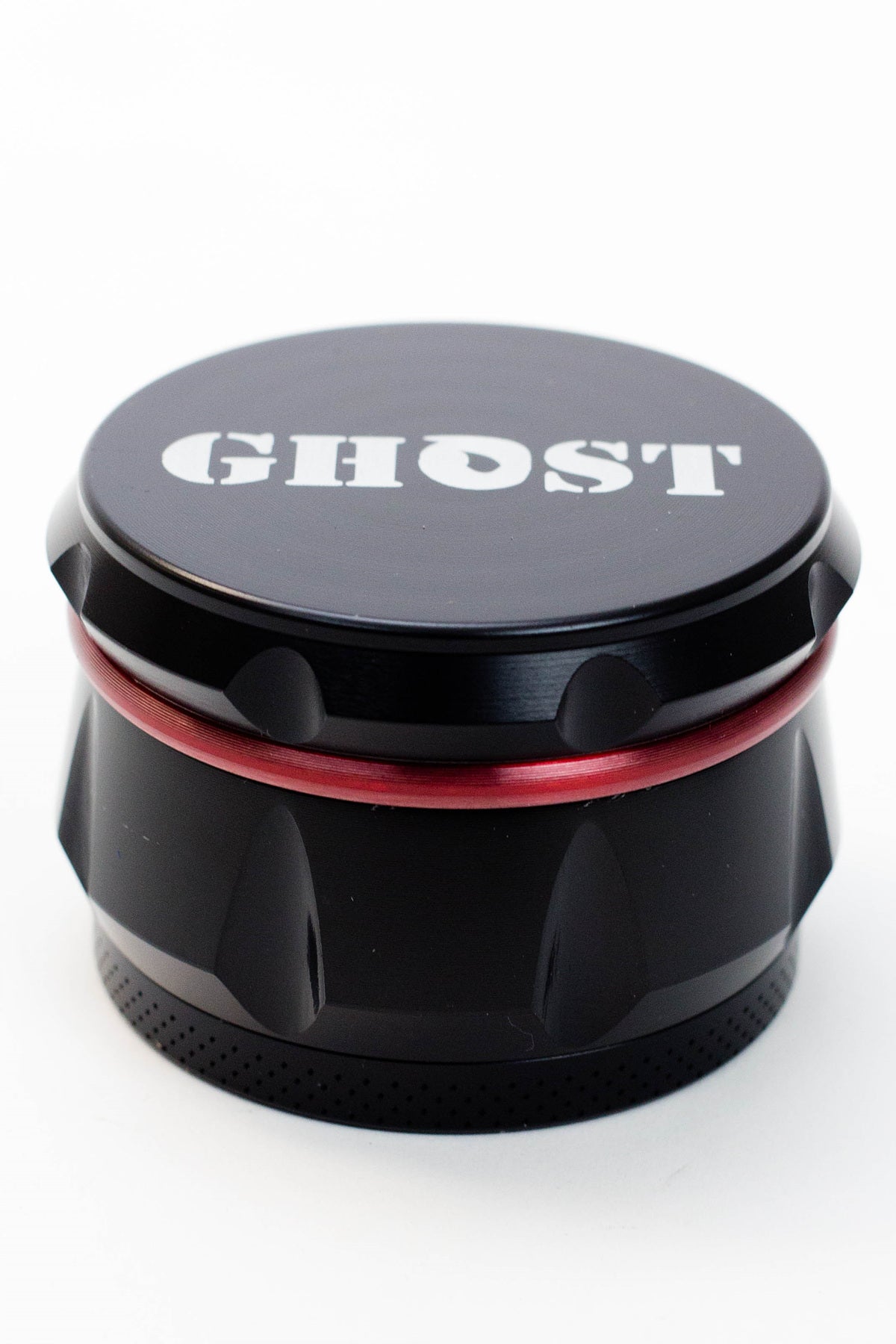 GHOST 4 Parts Black Herb Grinder - Glasss Station