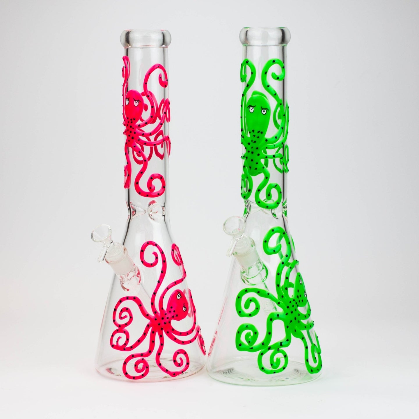 Glow in the Dark 15.5" Beaker Bong - Glasss Station