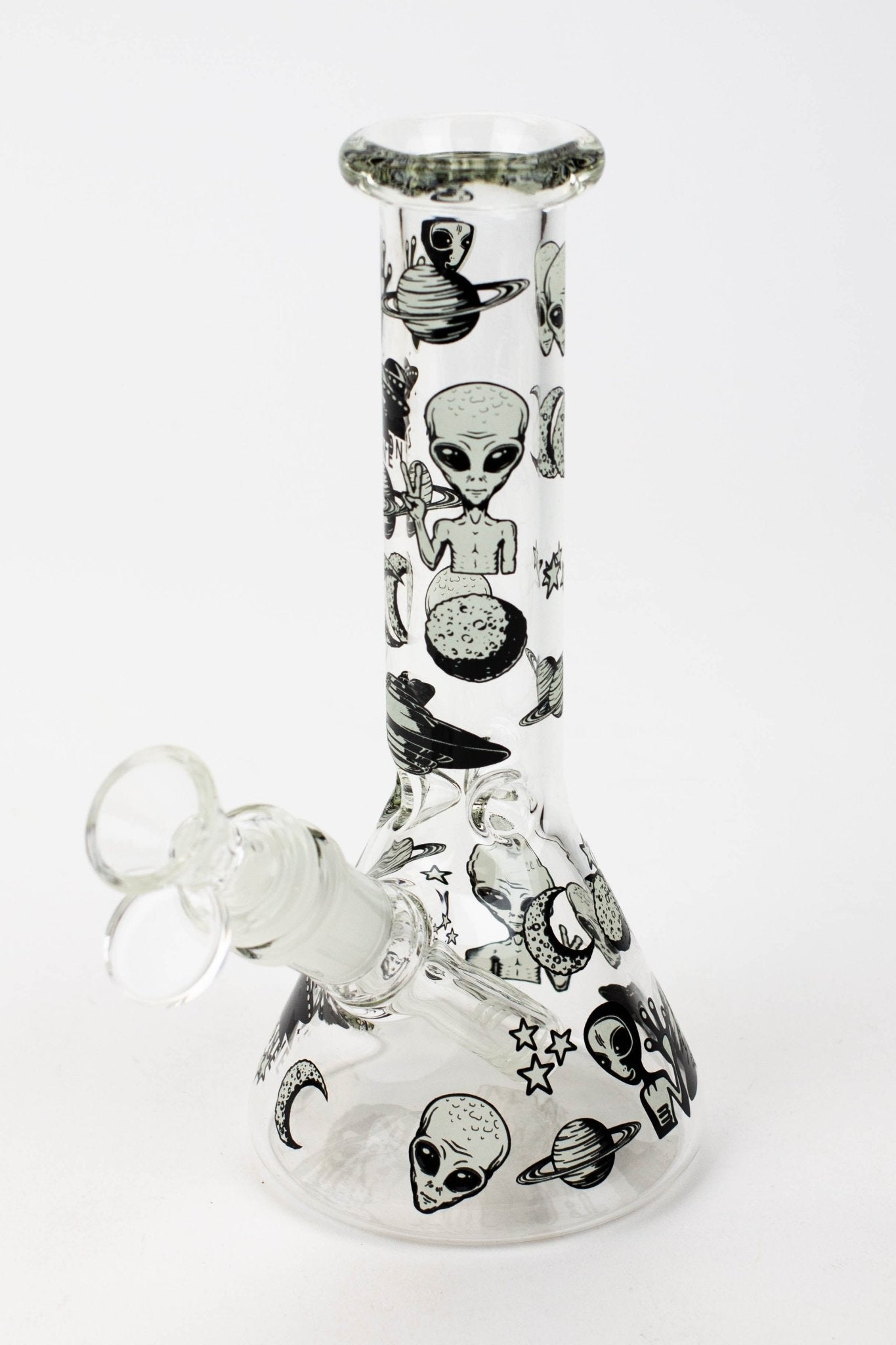 Glow in the Dark 7.5" Beaker Bong - Glasss Station