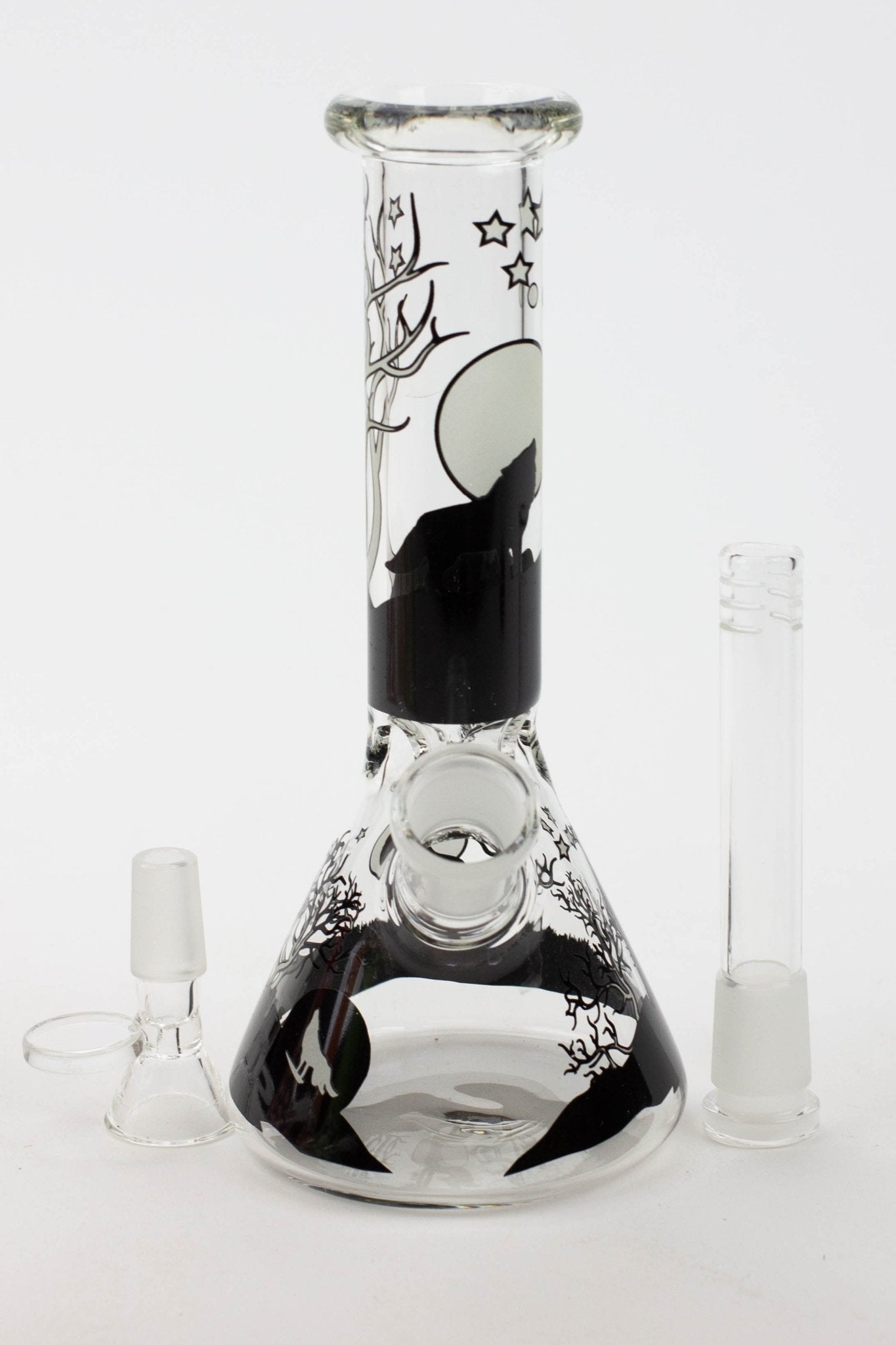 Glow in the Dark 7.5" Beaker Bong - Glasss Station