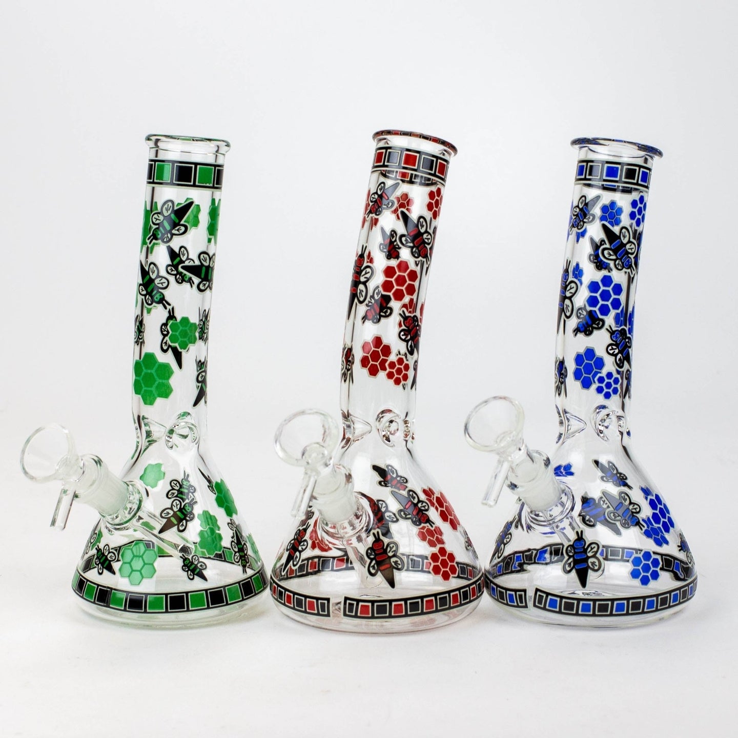 Glow in the Dark 8" Beaker Bong - Glasss Station