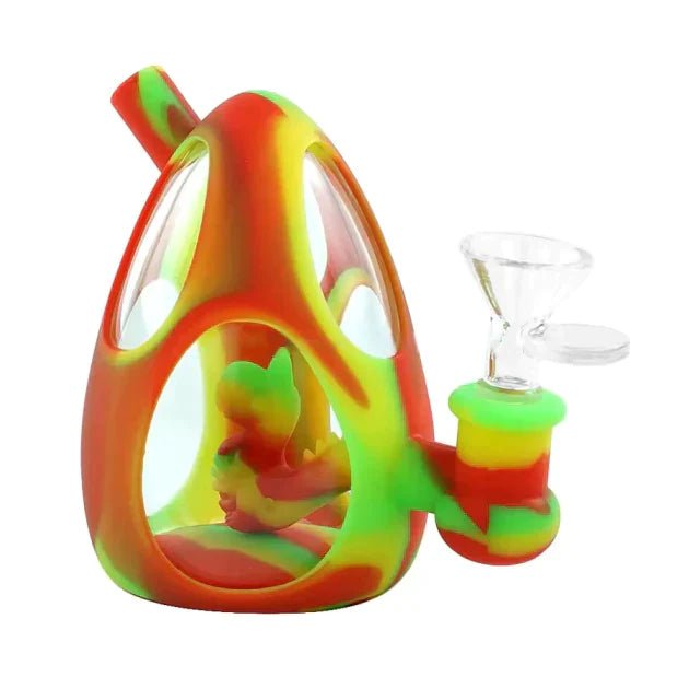 Gotoke | 4.4" YOSHI EGG SILICONE GLASS BUBBLER - Glasss Station