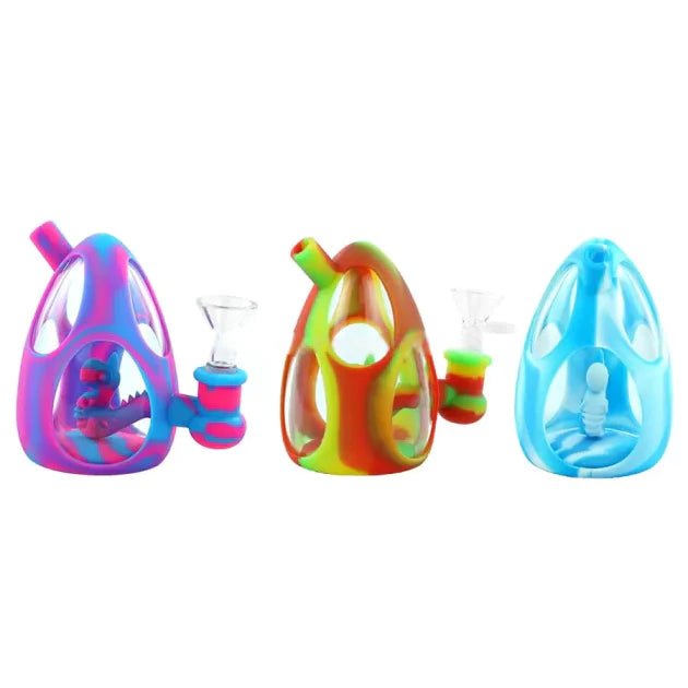 Gotoke | 4.4" YOSHI EGG SILICONE GLASS BUBBLER - Glasss Station