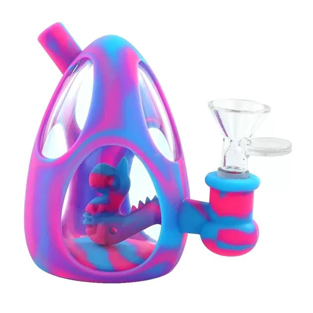 Gotoke | 4.4" YOSHI EGG SILICONE GLASS BUBBLER - Glasss Station