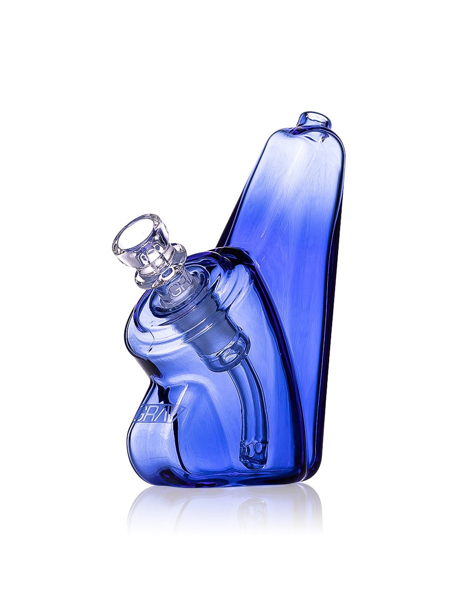 GRAV Assorted Colors Wedge Bubbler - Glasss Station