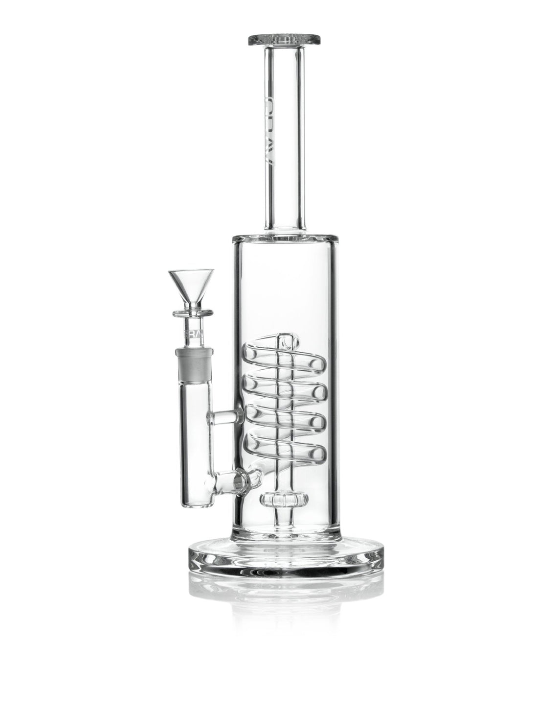 GRAV Clear Coil Showerhead Water Pipe - Glasss Station