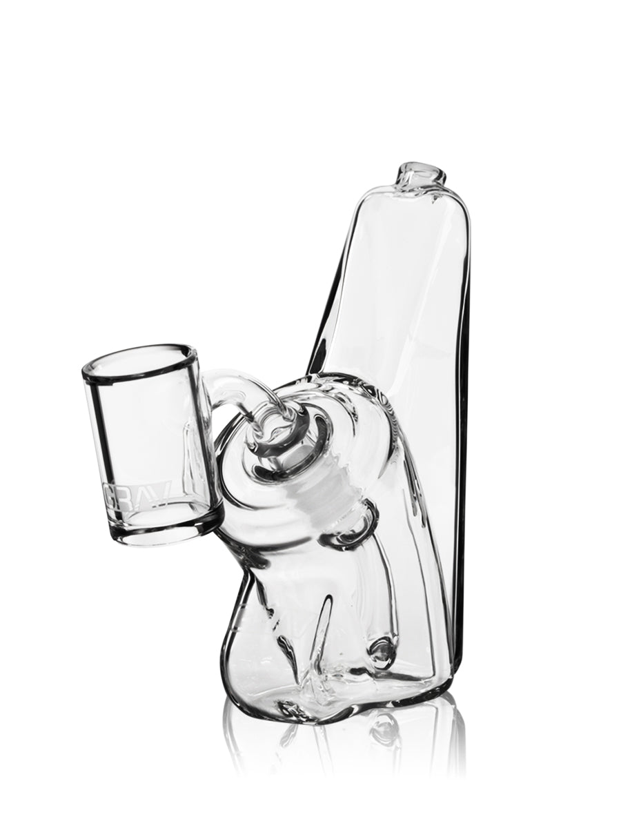 GRAV Clear Wedge Bubbler Rig - Glasss Station