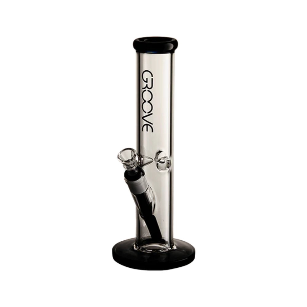 Groove Straight Tube Water Pipe - Glasss Station
