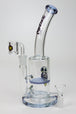 HAZE 8" 2-in-1 Honeycomb Diffuser Bent Neck Dab Bong/Rig - Glasss Station